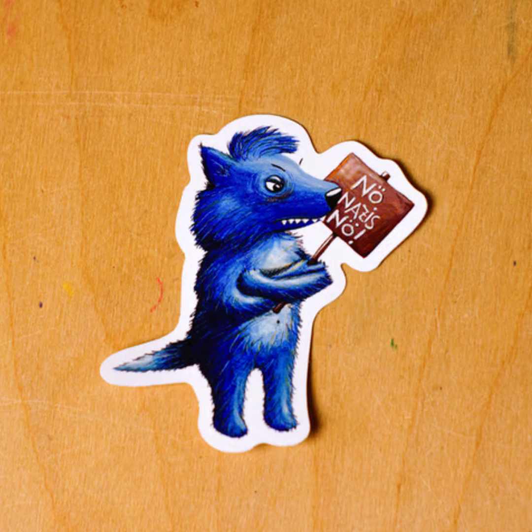 Vinyl Sticker Nö Nazis Nö! - frauingamalt