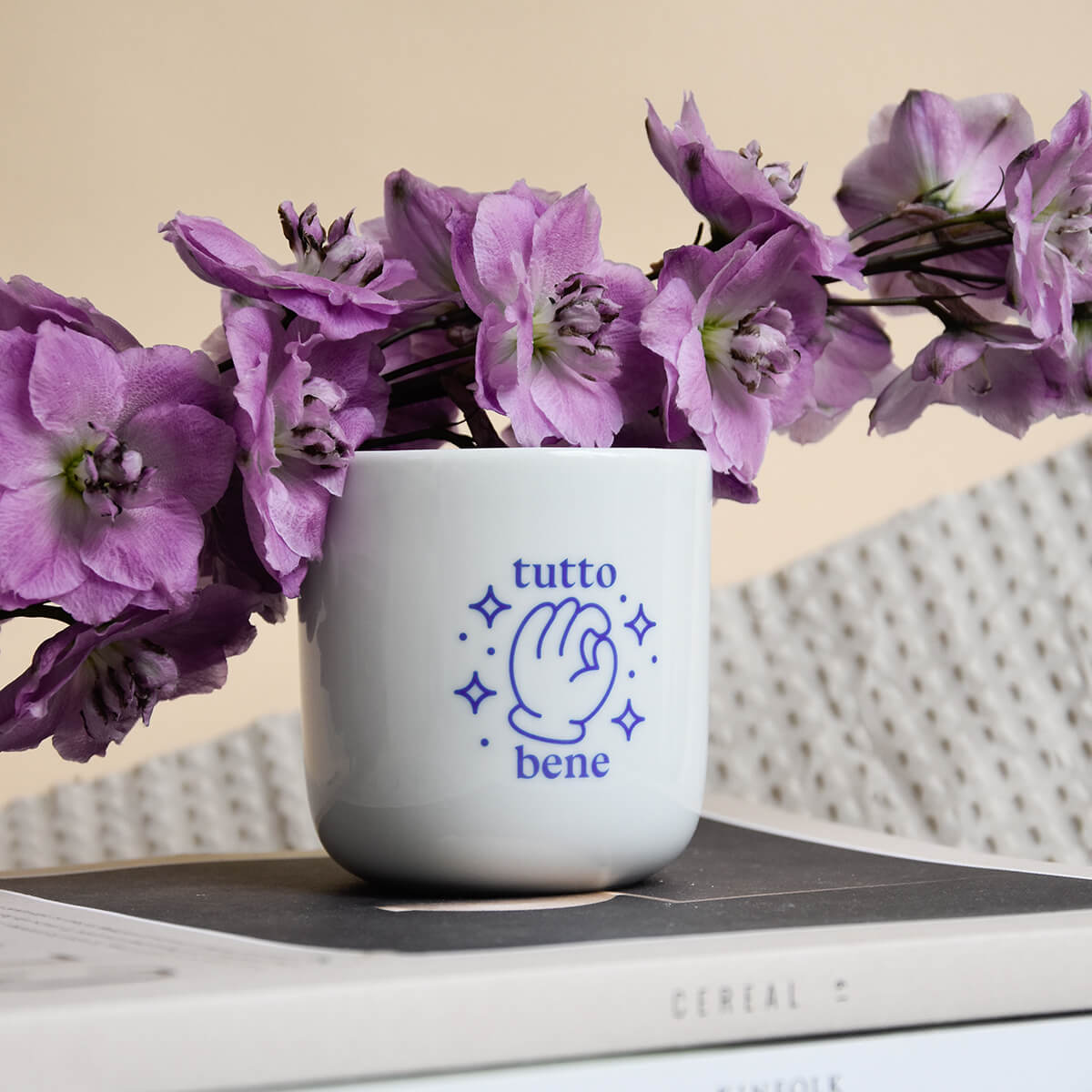 Tasse tutto bene mit Blumen