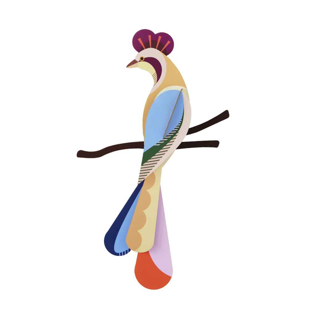 Papier Vogel Wanddekoration Sunda