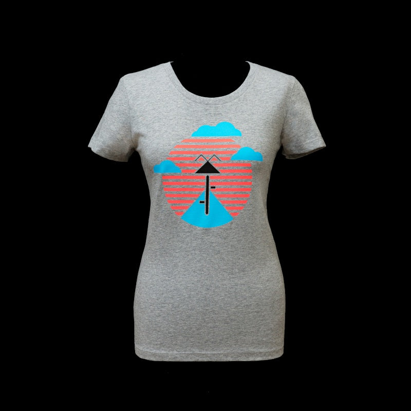 Damen T-Shirt Sundown Cycling