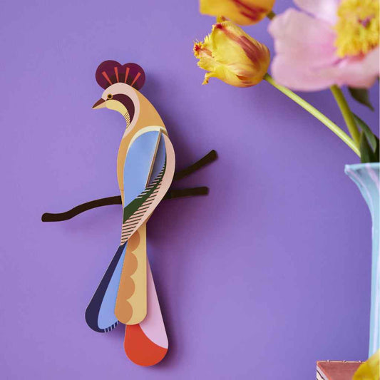 Paradiesvogel Wanddekoration aus Papier - studio ROOF