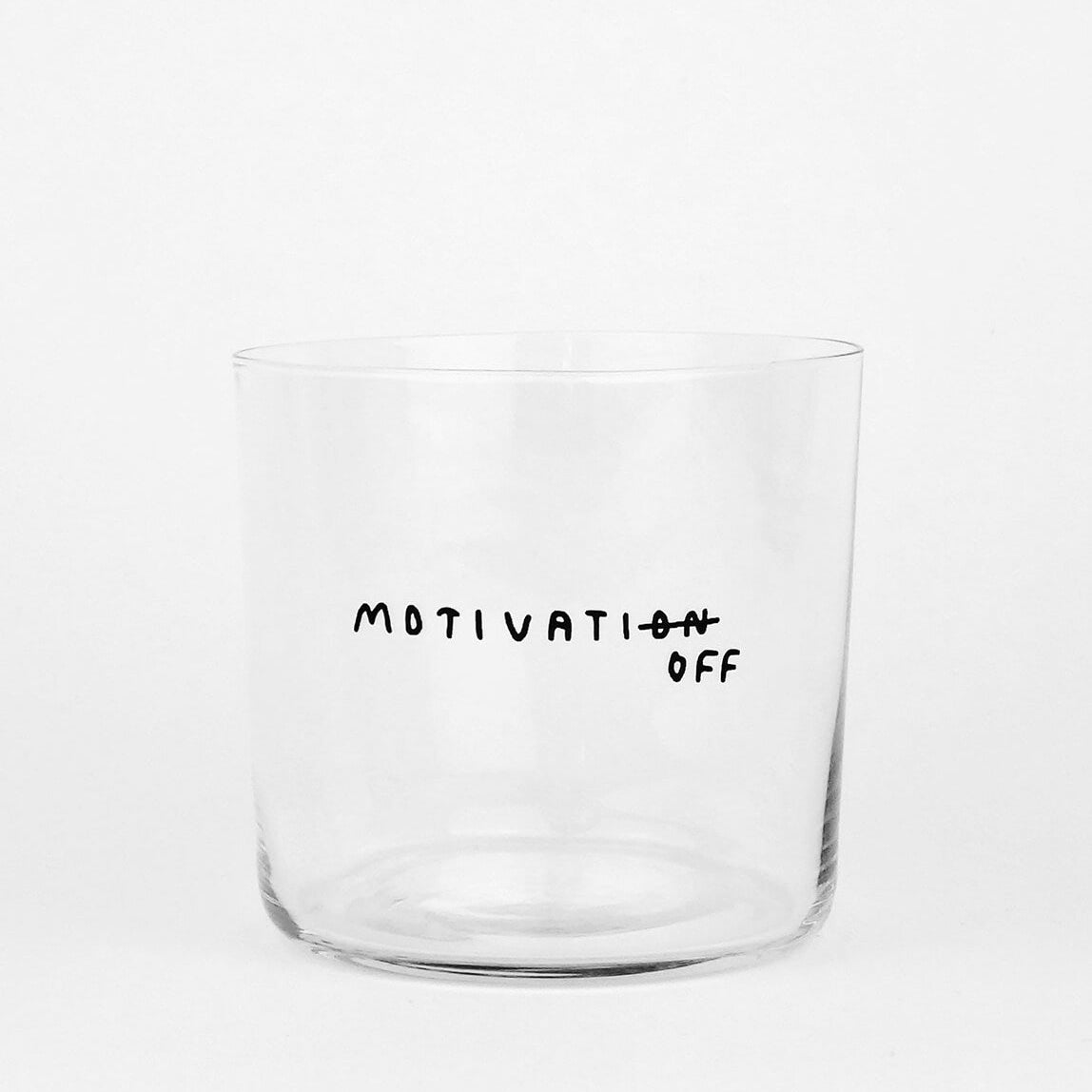 Trinkglas 350ml MotivatiON MotivatiOFF